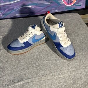 Nike Kids Blue and White Sneakers